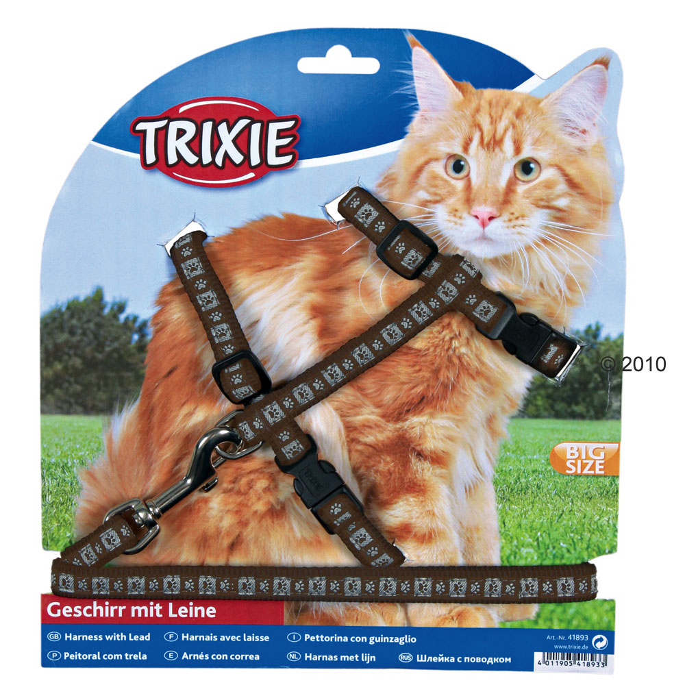 Arnés para gatos grandes - - Nylon, 34-57 cm x 13 mm (LxAn)