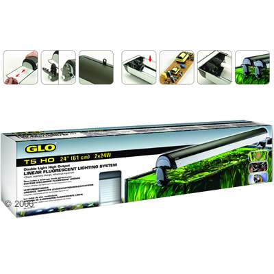 Hagen Glo T5 lámpara para acuario - - 2 x 39 W, 91 cm