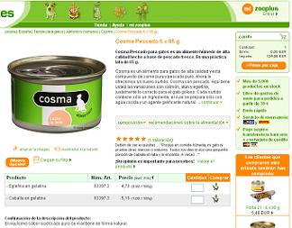 Vista del producto