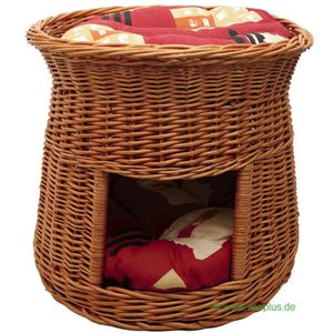 Torre para gatos hecho de mimbre Torre para gatos hecho de mimbre