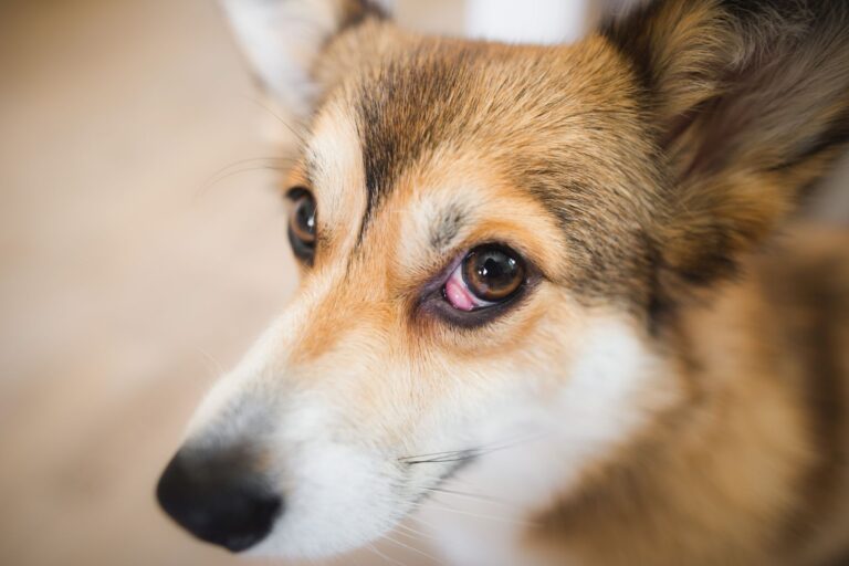 ojo de cereza en perros